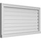 Ekena Millwork Vertical Surface Mount PVC Gable Vent: Functional, w/ 2"W x 2"P Brickmould Sill Frame, 42"W x 22"H GVPVE42X2203SF - alternate 2